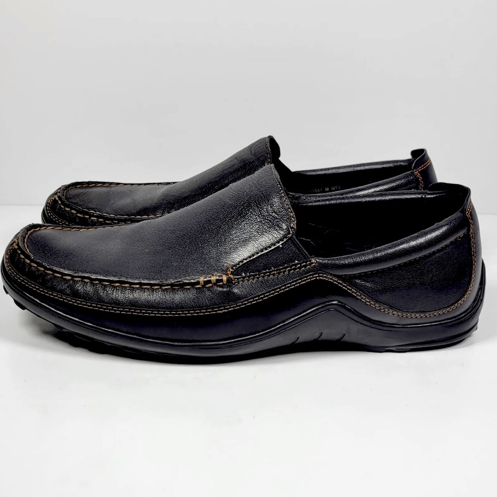 Cole Haan Tucker Venetian Black Leather Dress Slip-On Driving Loafer Mens 8M